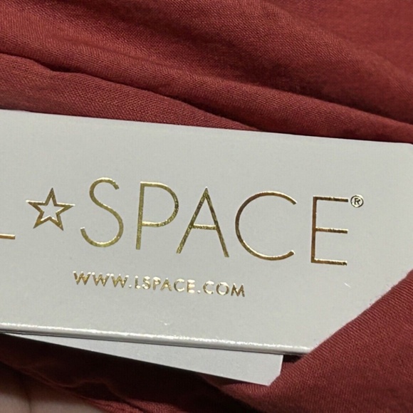 L*Space Bahia Open Back Peasant Maxi Dress Brick Red Size S - NWT - Picture 12 of 16